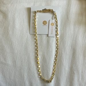 Gorjana Gold Square Link Necklace